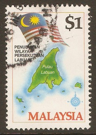 Malaysia 1984 $1 Labuan Federal Territory series. SG290.