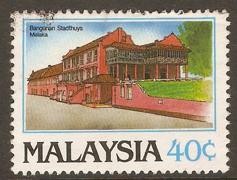 Malaysia 1986 40c Historic Buildings series. SG363.