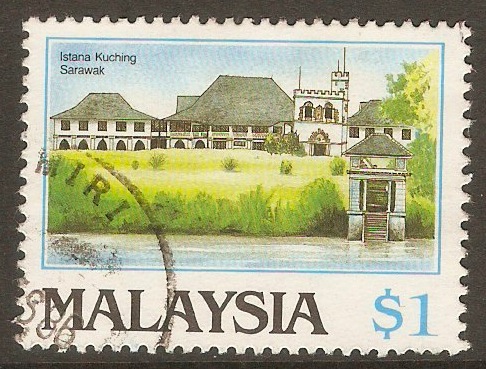 Malaysia 1986 $1 Historic Buildings series. SG364.