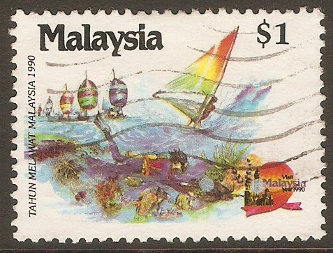 Malaysia 1990 $1 Visit Malaysia series. SG434.