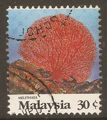 Malaysia 1992 30c Marine Life 4th. series. SG496.