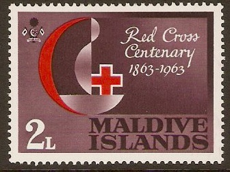 Maldives 1963 2l Red Cross Series. SG125.