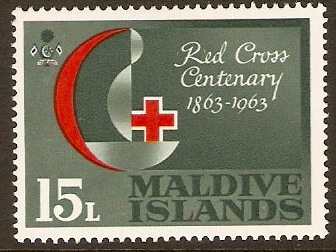 Maldives 1963 15l Red Cross Series. SG126.
