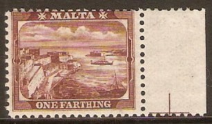 Malta 1899 d Brown. SG31.