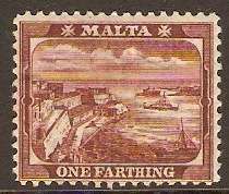 Malta 1899 d Red-brown. SG31a.