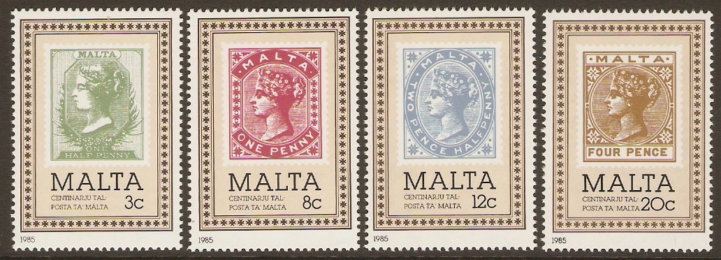 Malta 1985 Post Office Anniversary Set. SG751-SG754.