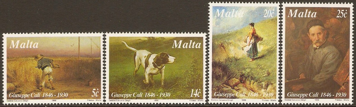 Malta 1996 Guiseppe Cali Commemoration Set. SG1026-SG1029.