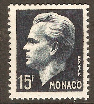 Monaco 1950 15f Indigo. SG432.