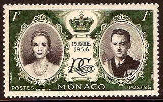 Monaco 1956 1f Royal Wedding. SG578.