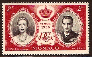 Monaco 1956 2f Royal Wedding. SG579.