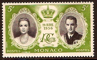 Monaco 1956 5f Royal Wedding. SG581.