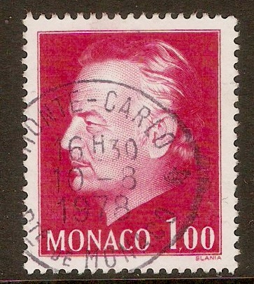 Monaco 1974 1f Prince Rainier series. SG1149.