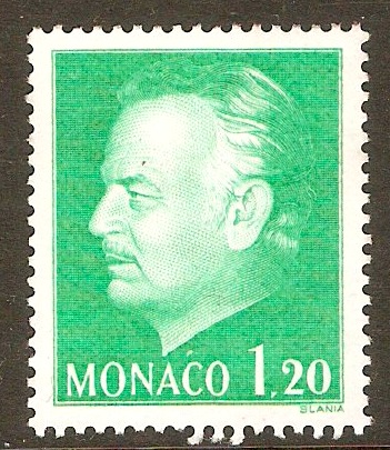 Monaco 1974 1f.20 Prince Rainier series. SG1150b.