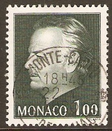 Monaco 1974 1f Slate-green. SG1149a.