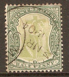 Montserrat 1903 ½d Grey-green and green. SG14.