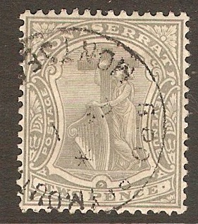 Montserrat 1908 2d Greyish slate. SG38.