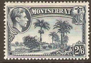Montserrat 1938 2s.6d Slate-blue. SG109.