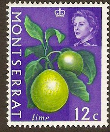 Montserrat 1965 12c Fruits and Vegetables Series. SG168.