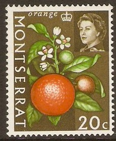 Montserrat 1965 20c Fruits and Vegetables Series. SG169.