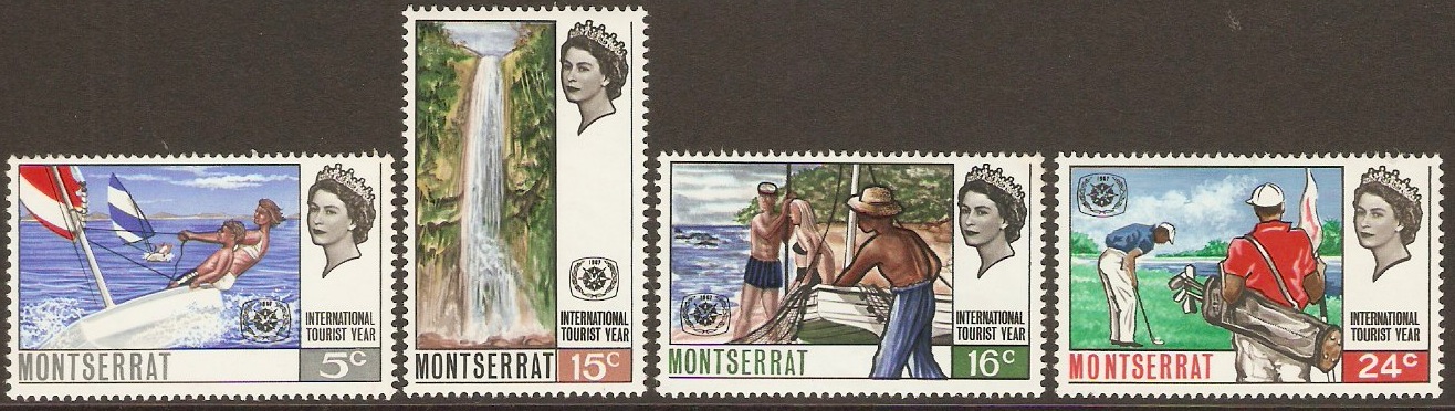 Montserrat 1967 Tourist Year Set. SG190-SG193.