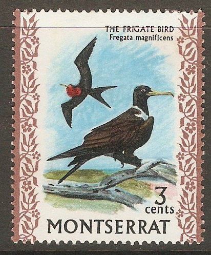 Montserrat 1970 3c Birds series. SG244.