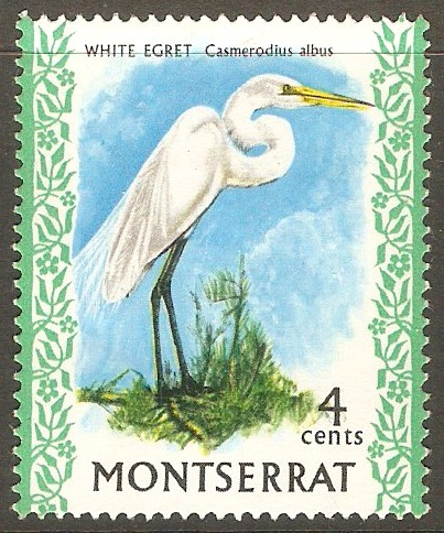 Montserrat 1970 4c Birds series. SG245.