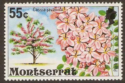 Montserrat 1976 55c Flowering Trees Series. SG380.