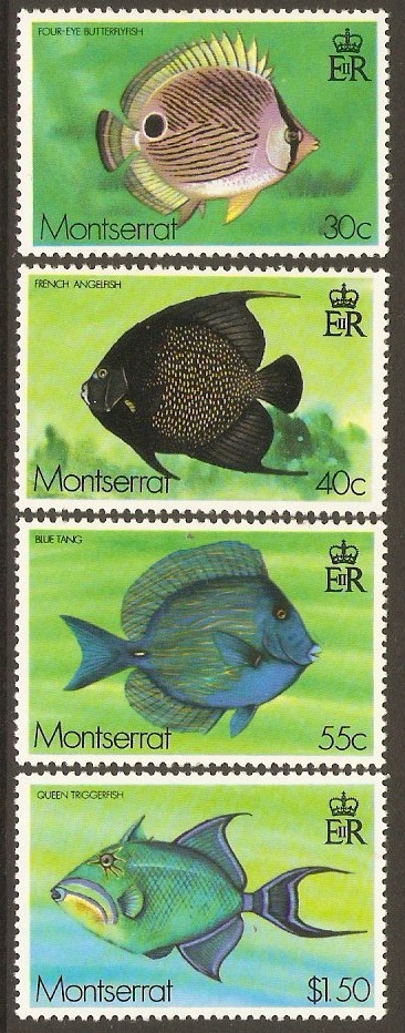Montserrat 1978 Fish Set. SG417-SG420.