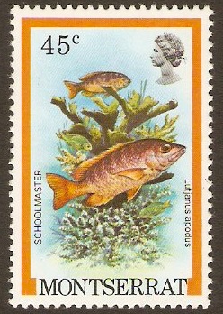 Montserrat 1981 45c Fish Series. SG496.