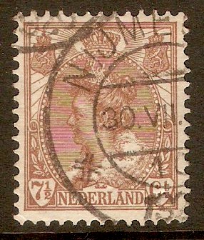 Netherlands 1899 7c Deep brown. SG178.