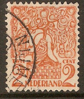 Netherlands 1923 2c Orange-red. SG249.