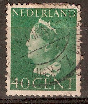 Netherlands 1940 40c Queen Wilhelmina series. SG515.