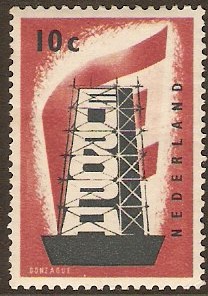Netherlands 1956 Europa Stamp. SG836.