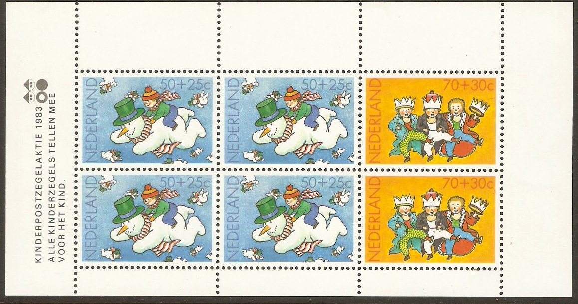 Netherlands 1983 Child Welfare & Christmas Sheet. SGMS1433.