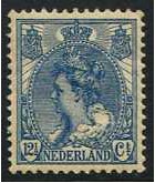 Netherlands 1899 12c Blue. SG180.