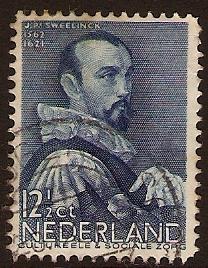 Netherlands 1935 12½c (+3½c) Blue - SG450
