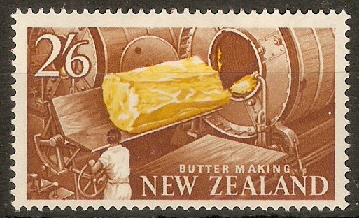New Zealand 1960 2s.6d Cultural series. SG797.