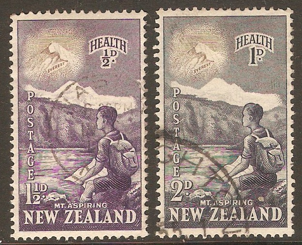 New Zealand 1954 Health Stamps. SG737-SG738.