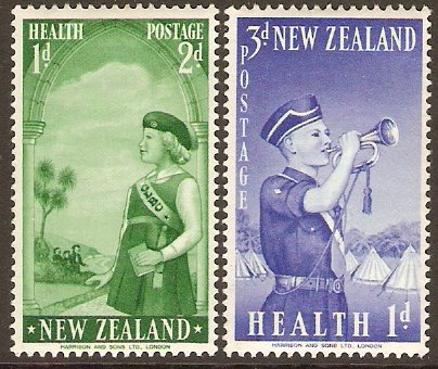 New Zealand 1958 Health Set. SG764-SG765.