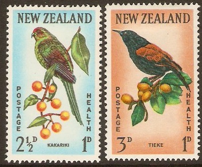 New Zealand 1962 Health Set. SG812-SG813.