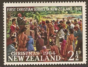 New Zealand 1964 2d Christmas Stamp. SG824.