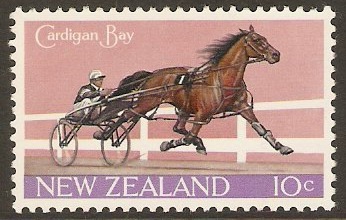 New Zealand 1970 10c "Cardigan Bay" Horse Stamp. SG913.