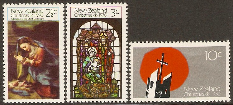 New Zealand 1970 Christmas Set. SG943-SG945.