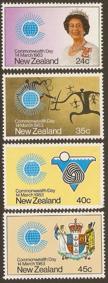New Zealand 1983 Commonwealth Day Set. SG1308-SG1311.