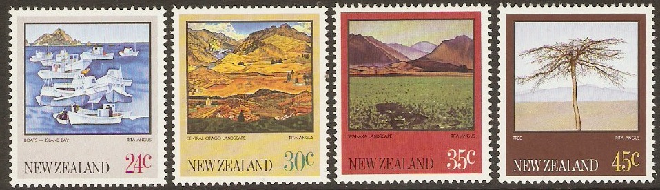 New Zealand 1983 Rita Angus Paintings Set. SG1312-SG1315.