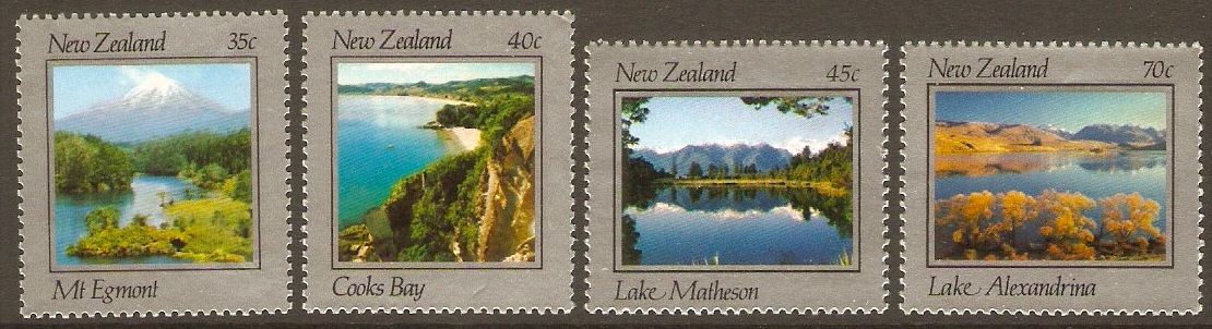 New Zealand 1983 Beautiful New Zealand Set. SG1316-SG1319.