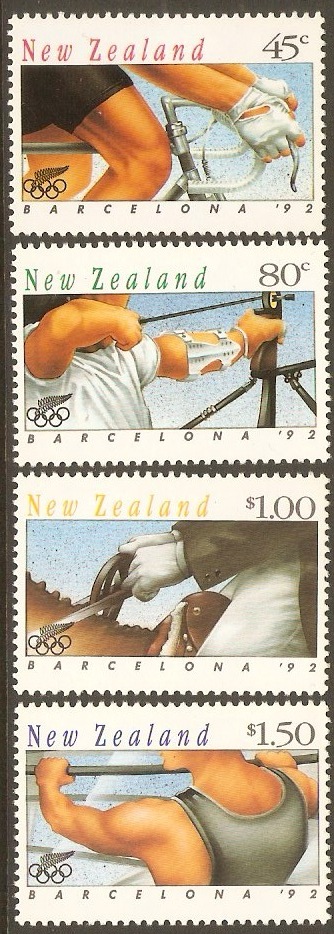 New Zealand 1992 Olympic Games Set. SG1670-SG1673.