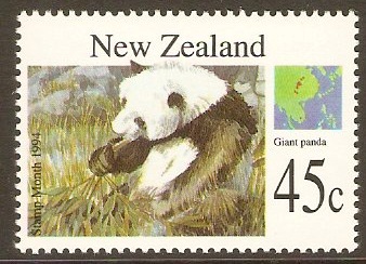 New Zealand 1994 45c Panda - Wild Animals Series. SG1828.