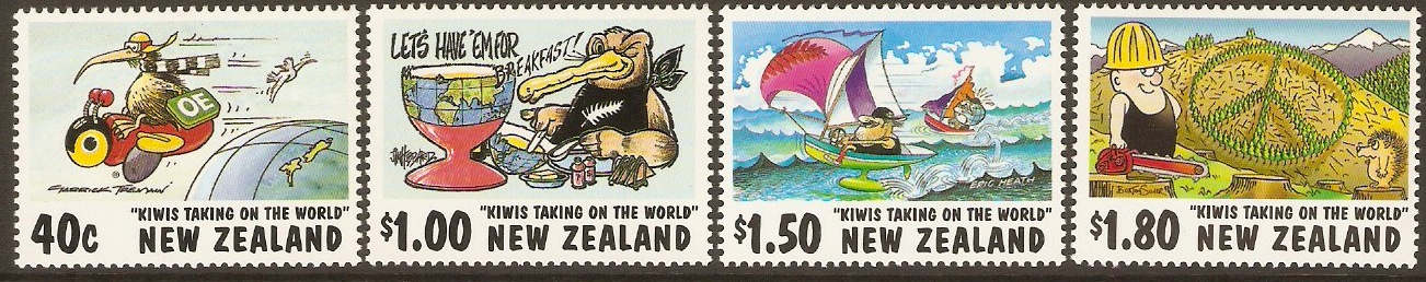 New Zealand 1997 Cartoons Set. SG2118-SG2121.