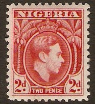 Nigeria 1938 2d Rose-red. SG52a.